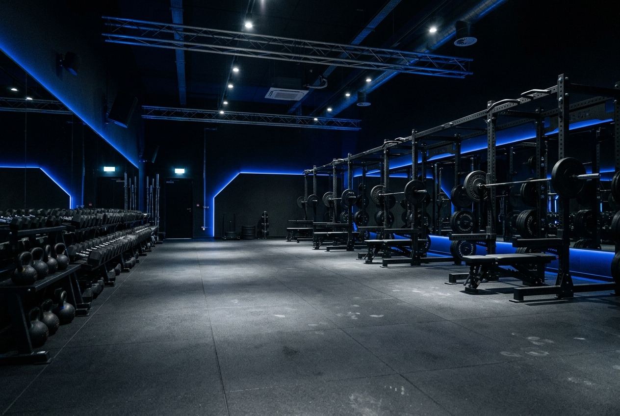 The training floor at Dallas Performance Systems